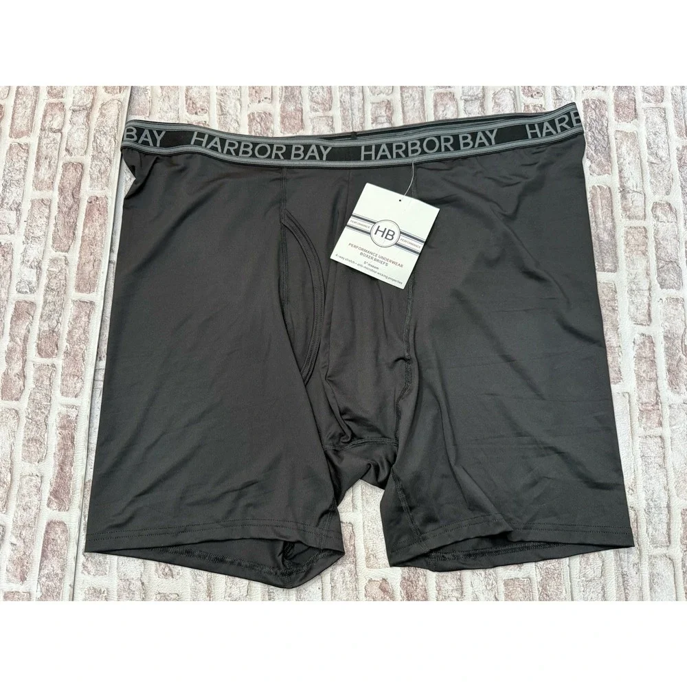Harbor Bay 3XL Boxer Brief Performance Cooling Stretch Lot Of 2 New Tags Peach
